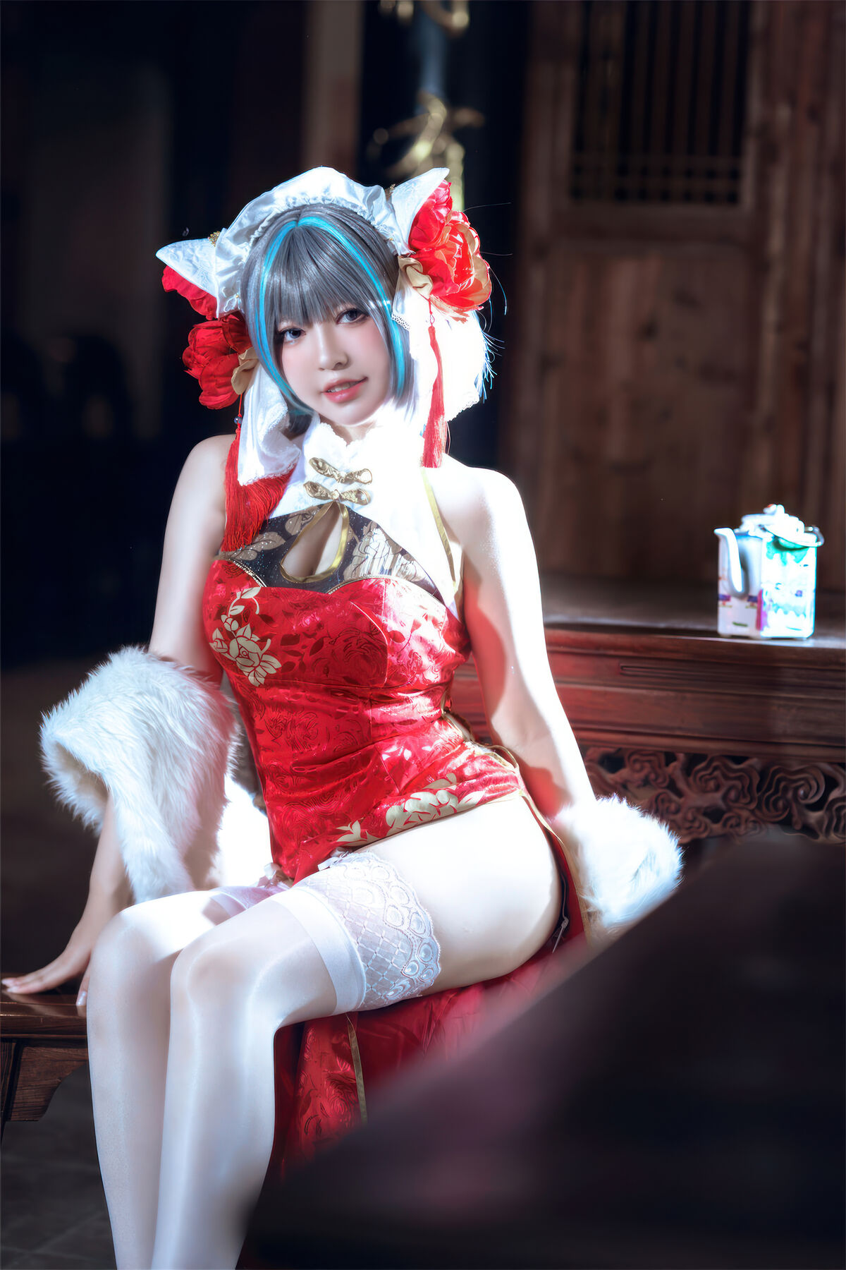 Coser@半半子 柴郡中华娘旗袍 0004 7807664245.jpg