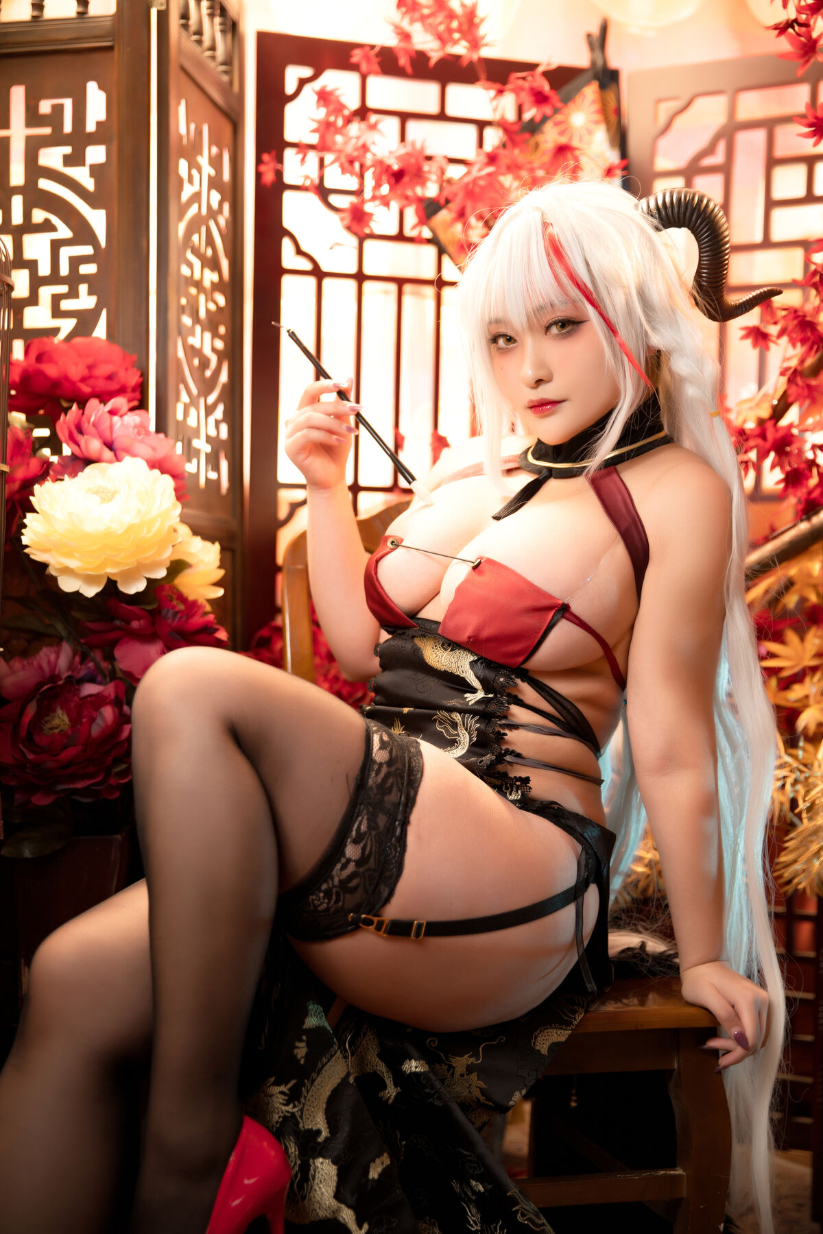 Coser@洛璃LoLiSAMA 埃吉尔旗袍 金龙腾祥云 0004 8775885469.jpg