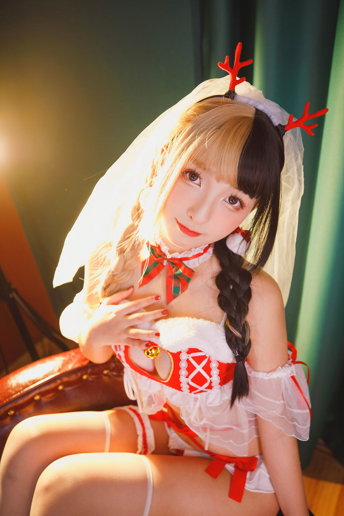 Coser@神楽坂真冬 Vol 074 绝对企画 圣诞小鹿 鹿の恩返し Part3 0014 7335384195.jpg