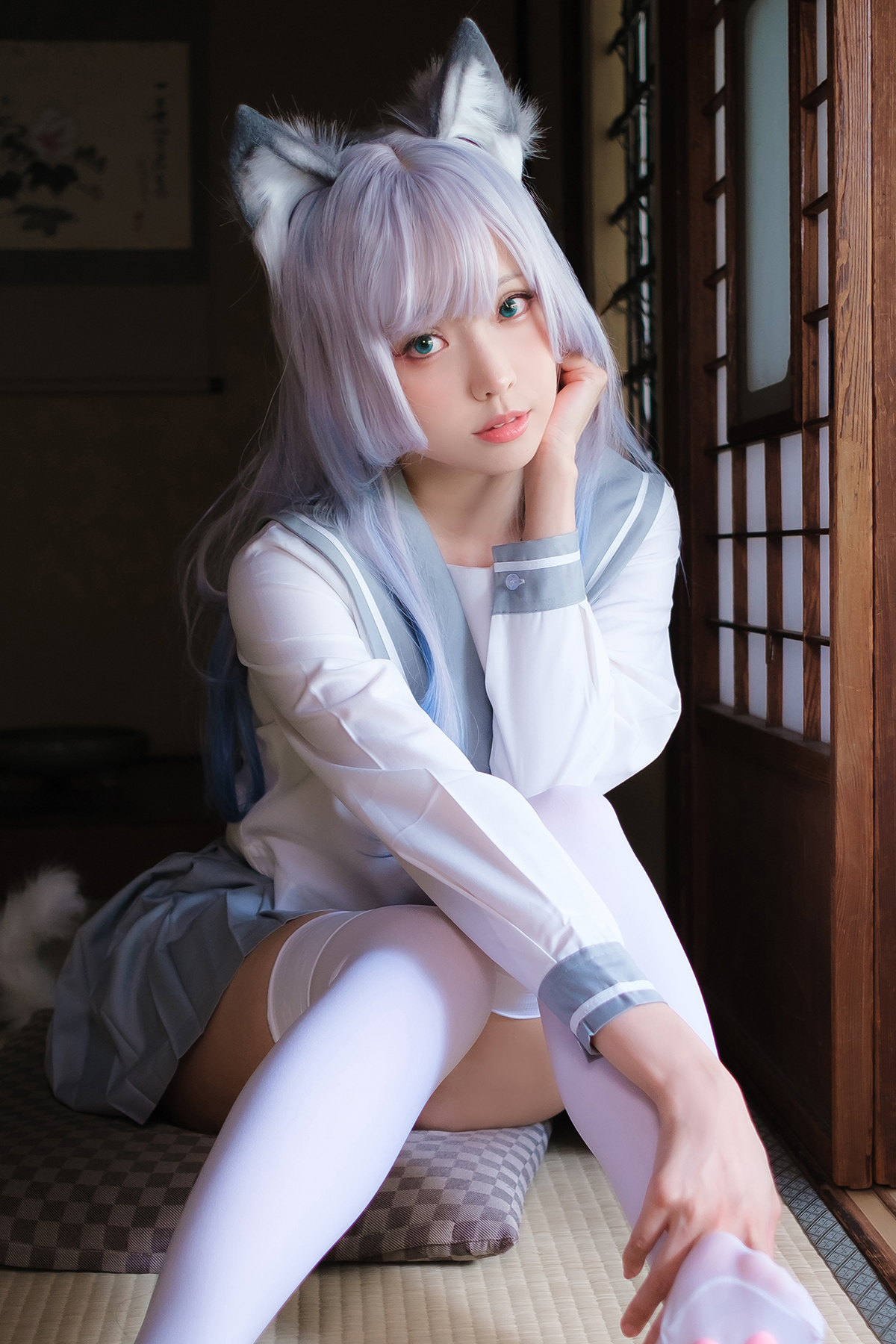 Coser@Elyee 2024年4月 – B.Veranda White Cat