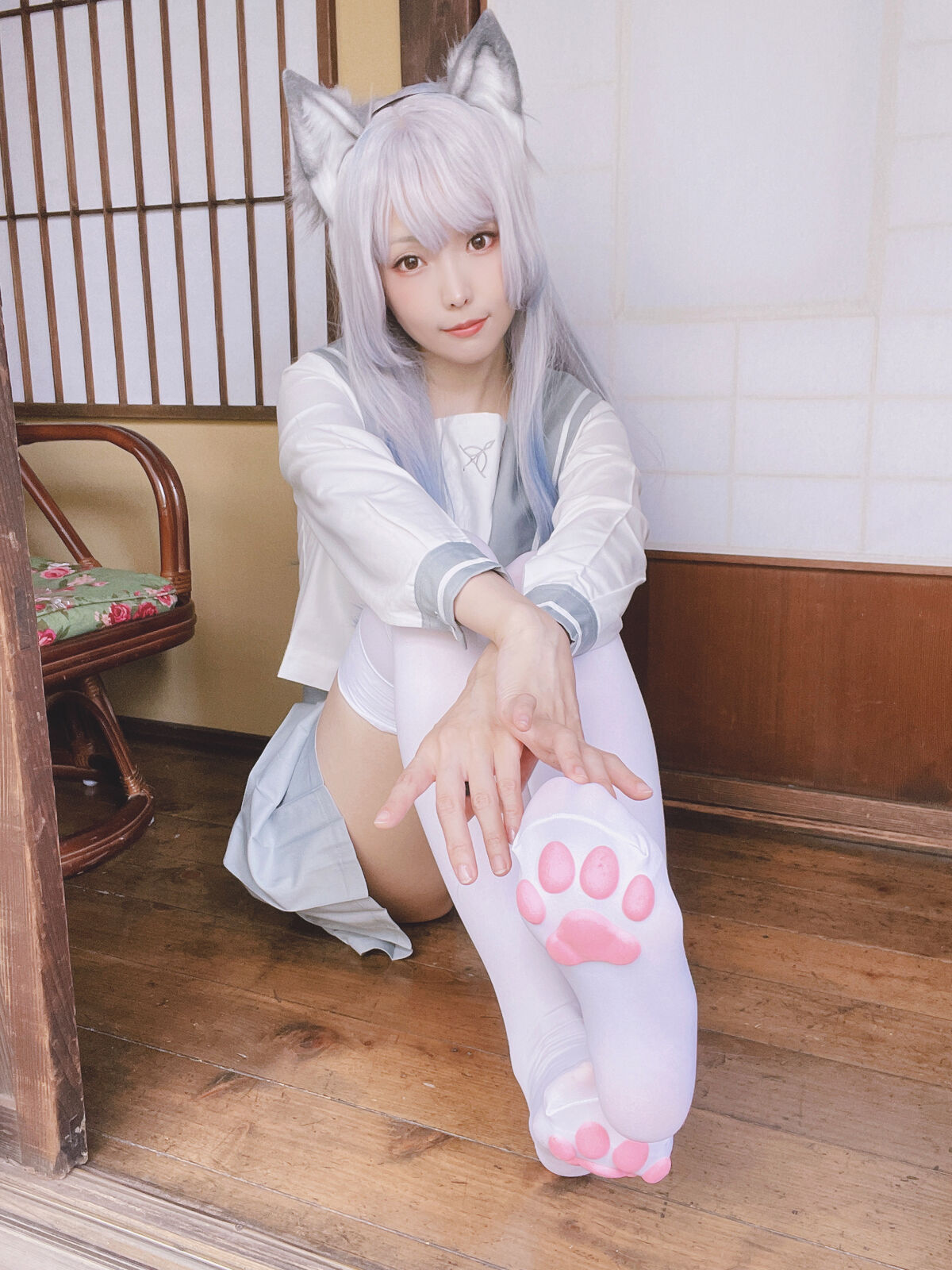 Coser@Elyee 2024年4月 B Veranda White Cat 0003 8135208172.jpg