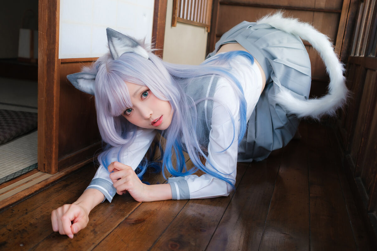 Coser@Elyee 2024年4月 B Veranda White Cat 0006 5759781995.jpg