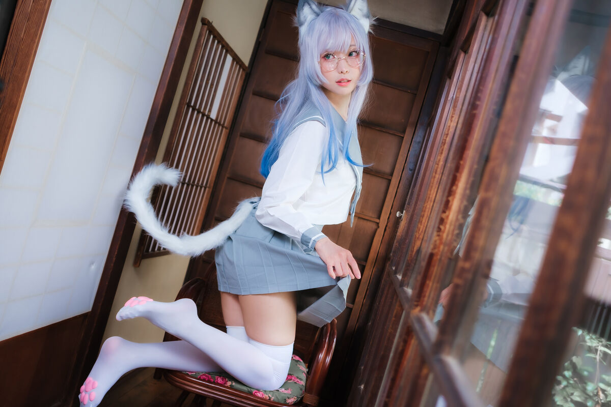 Coser@Elyee 2024年4月 B Veranda White Cat 0010 4311471359.jpg