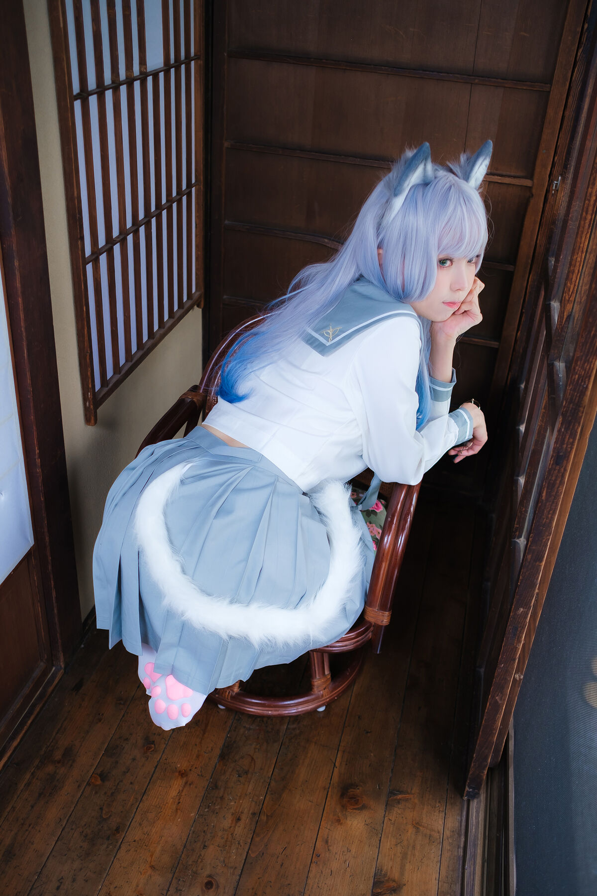 Coser@Elyee 2024年4月 B Veranda White Cat 0014 1078760220.jpg