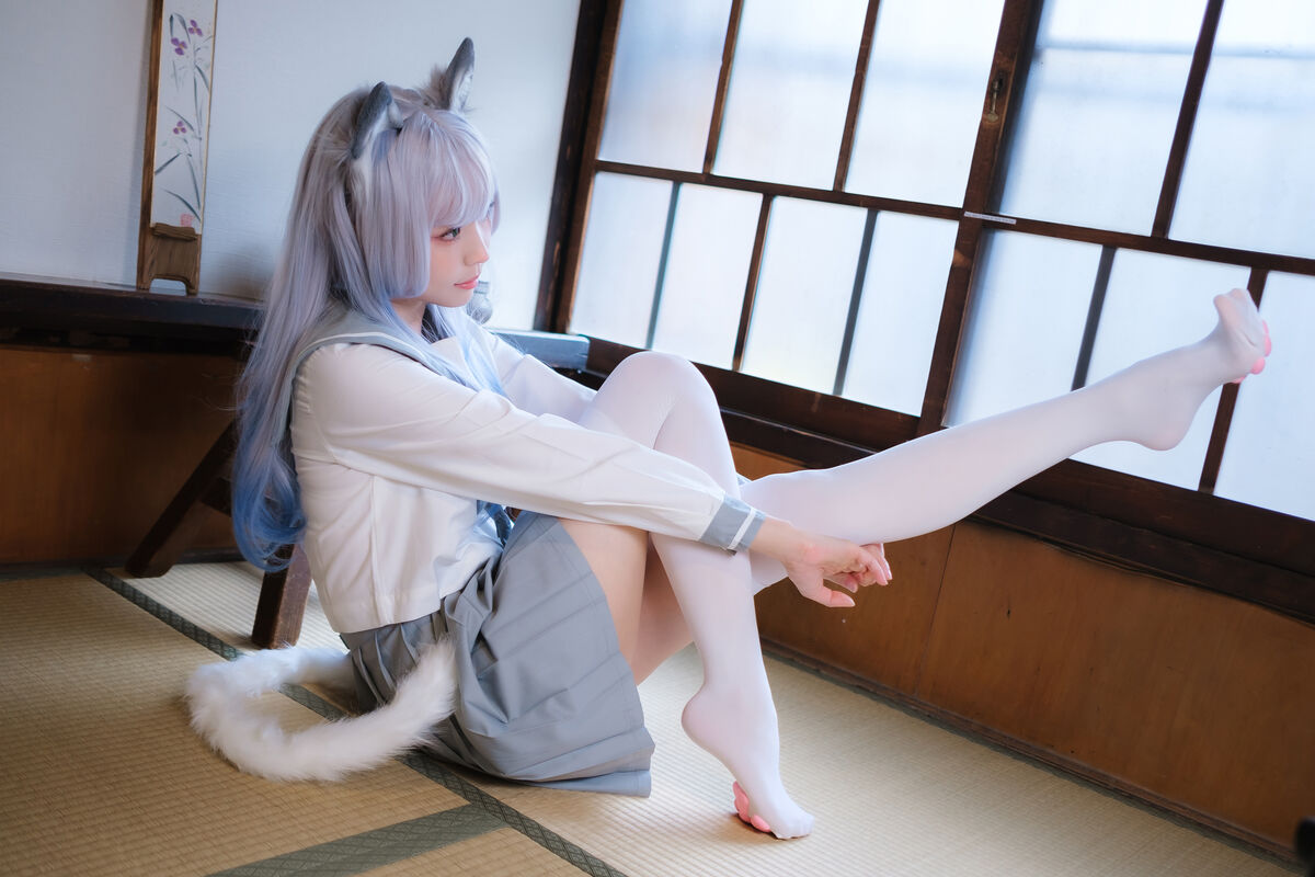 Coser@Elyee 2024年4月 B Veranda White Cat 0025 3041341050.jpg