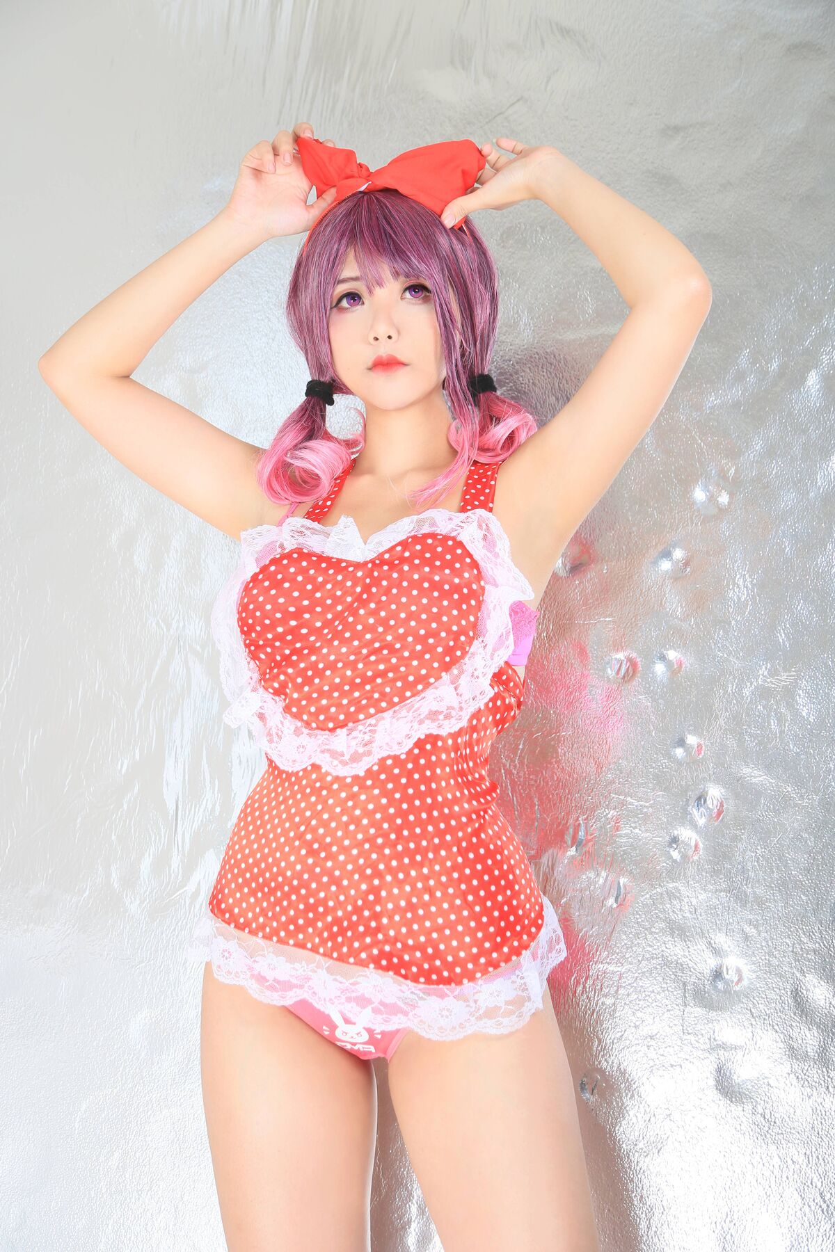 Coser@Hana Bunny Red Heart Apron 0001 5206356459.jpg