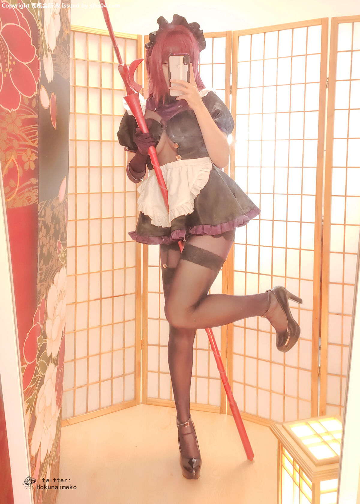 Coser@Hokunaimeko スカアハメイド服 Part2 0013 8438727909.jpg