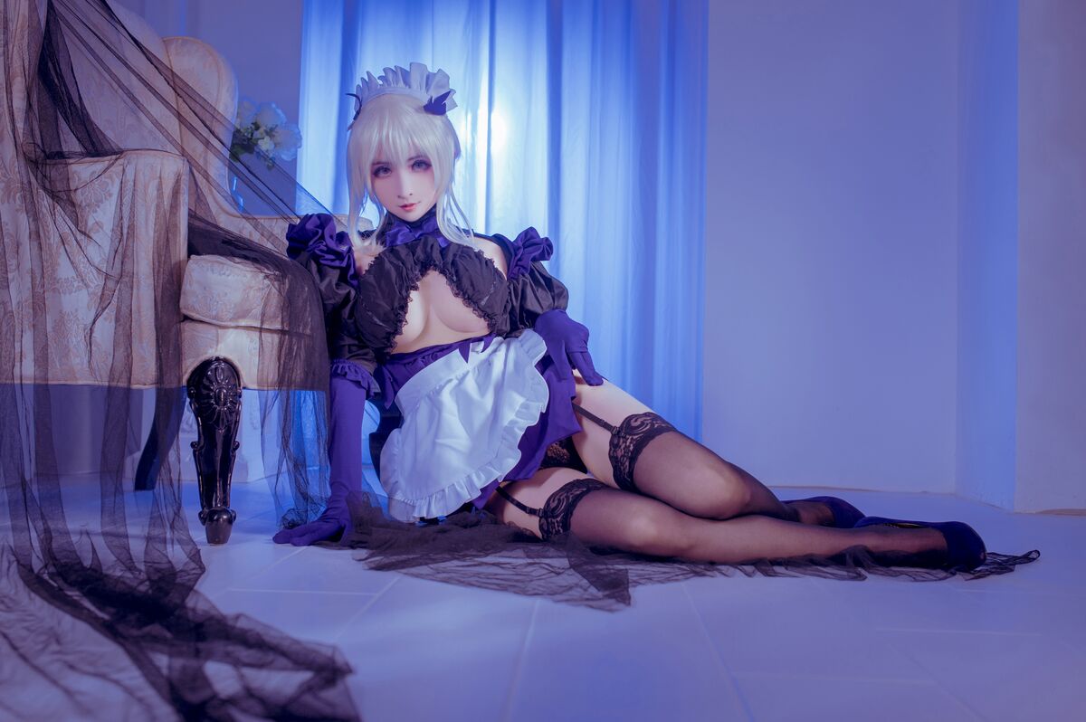 Coser@Rioko凉凉子 Black Gun Stupid Maid 黑枪呆女仆 0019 6948574005.jpg