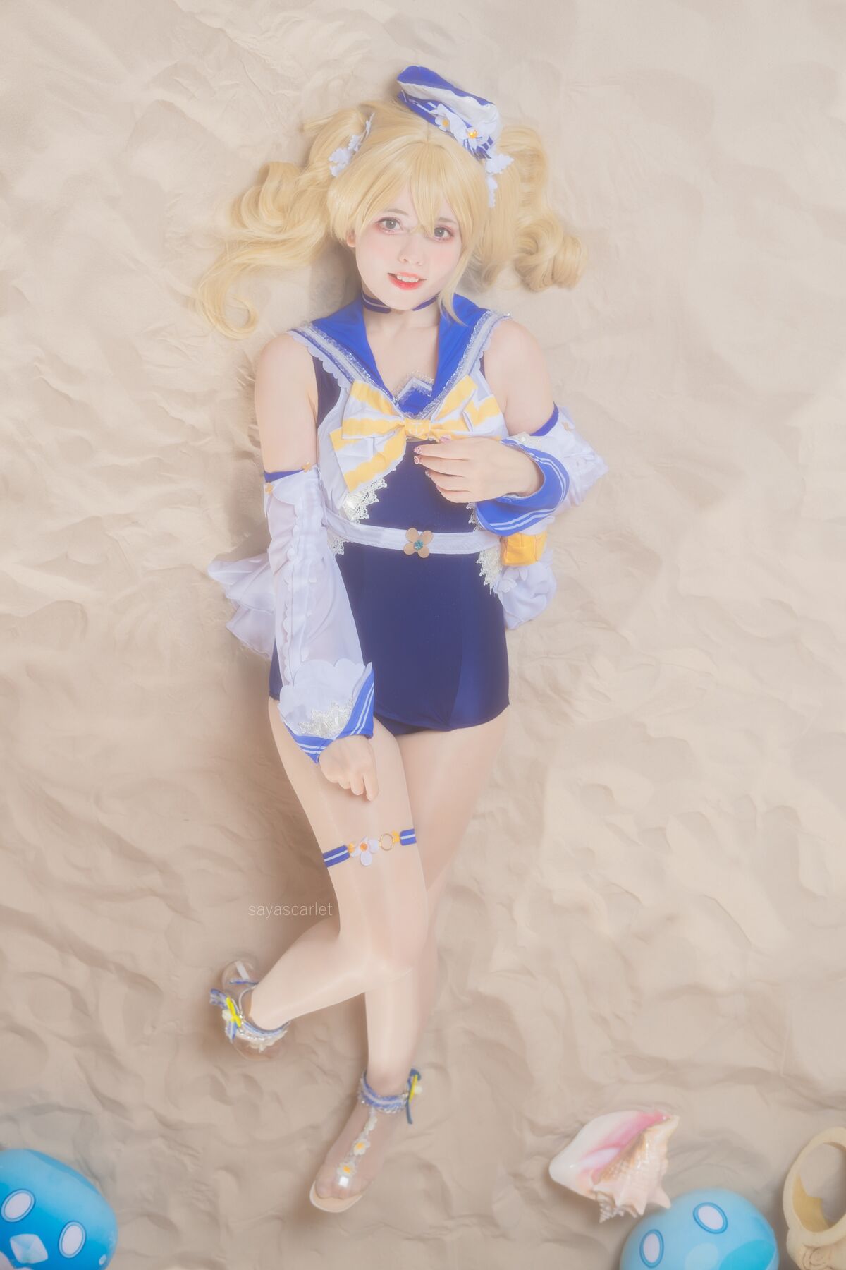 Coser@Saya Scarlet Barbara Swimsuit Genshin Impact 0011 3590042256.jpg