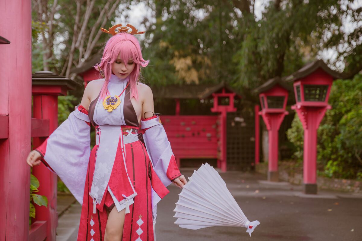 Coser@前羽Rissoft344 八重神子Cosplay集 0002 0308395471.jpg