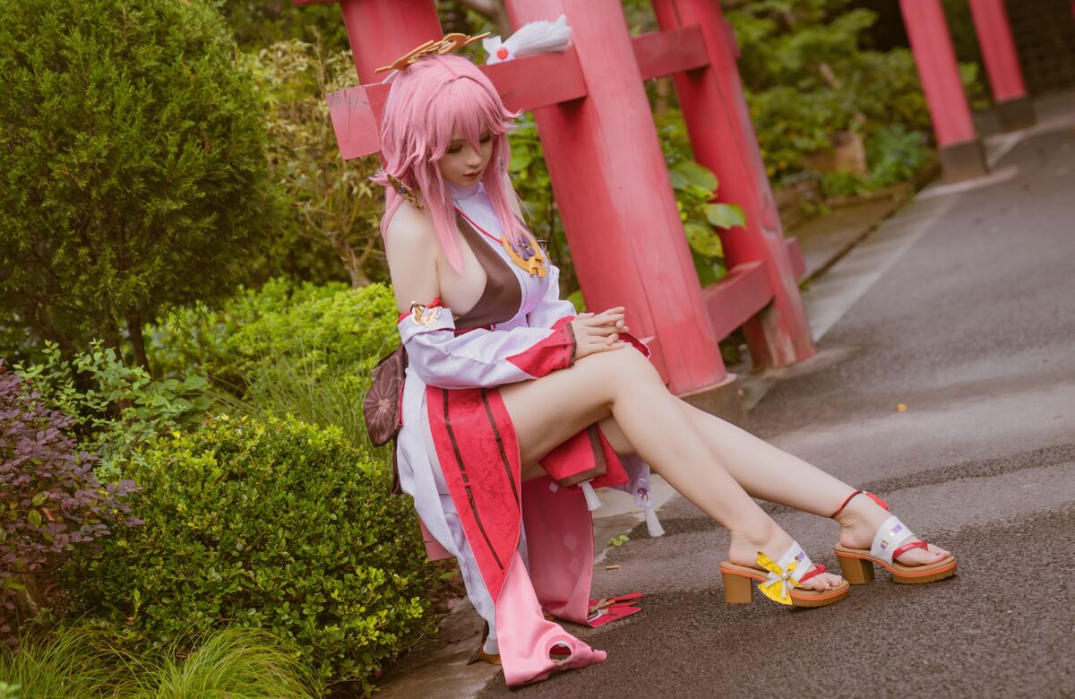 Coser@前羽Rissoft344 八重神子Cosplay集 0007 4200346398.jpg