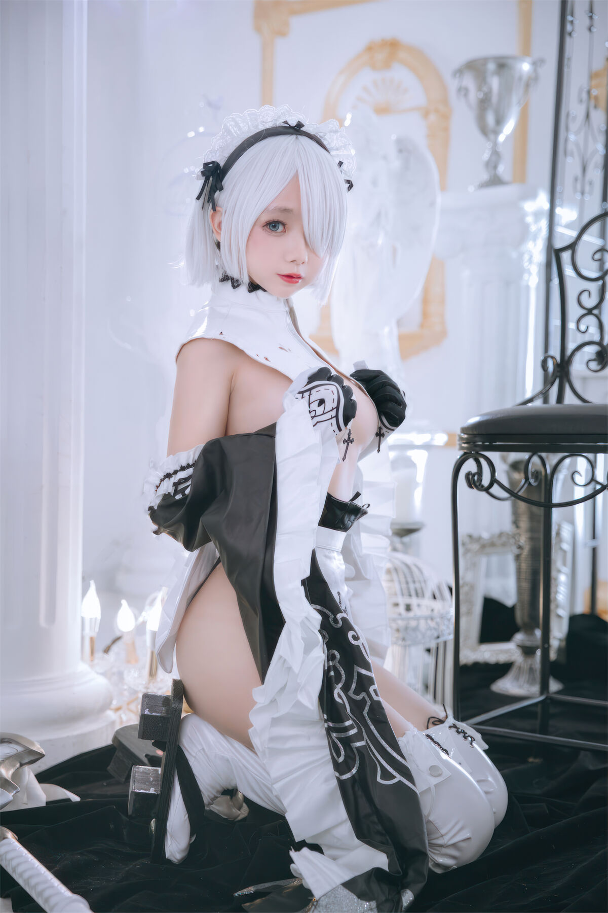 Coser@日奈娇 2B奶盖女仆 0033 8892867916.jpg