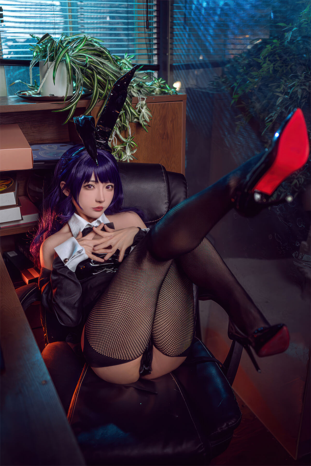 Coser@是三不是世w No.032 喜多川海梦 紫发兔女郎 0010 5791179039.jpg