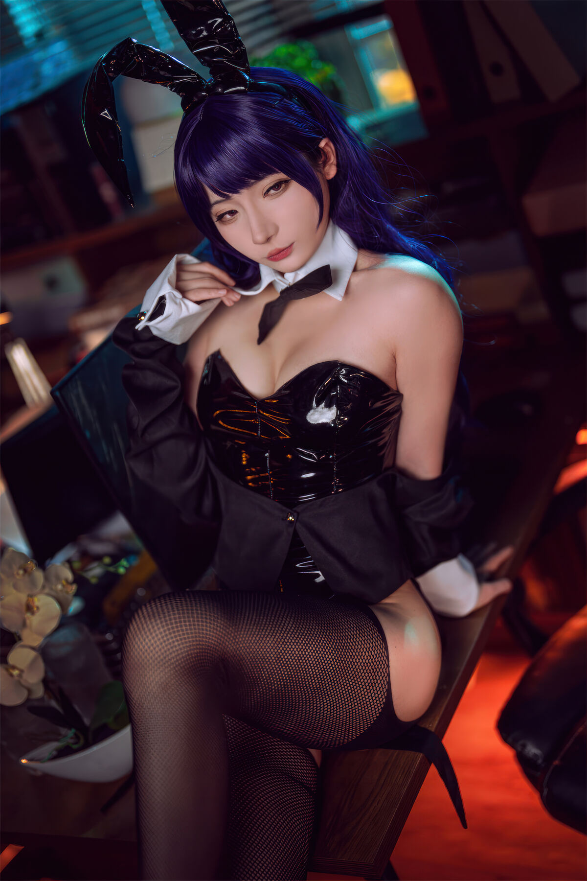 Coser@是三不是世w No.032 喜多川海梦 紫发兔女郎 0030 3441760322.jpg