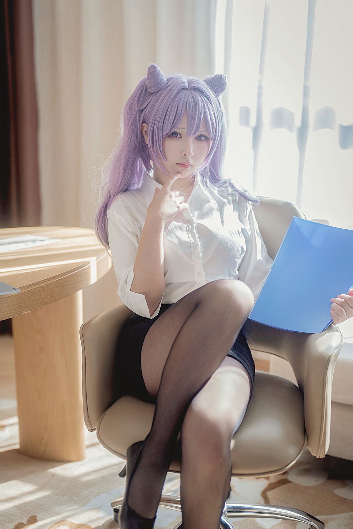 Coser@樱梨梨Eriri 刻晴秘书 0008 6462636997.jpg