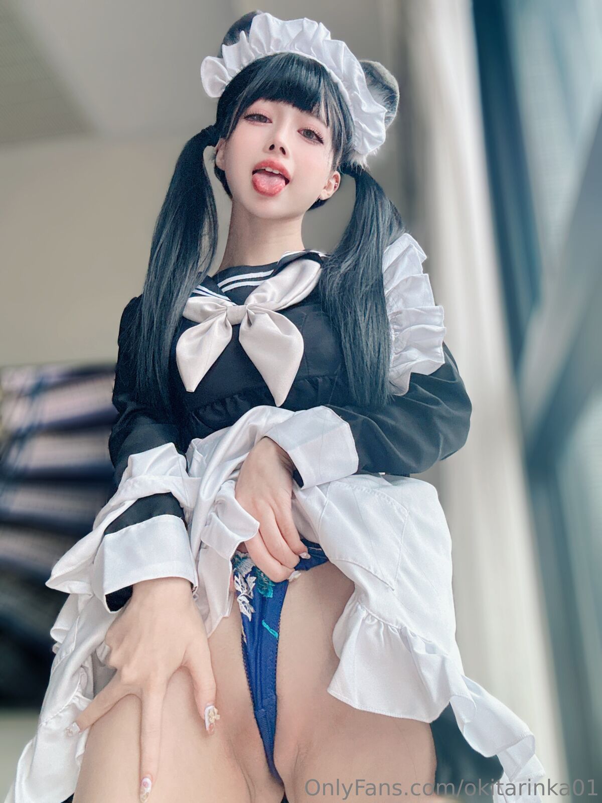 Coser@沖田凜花 Rinka Sailor Suit Maid 0028 7056055221.jpg