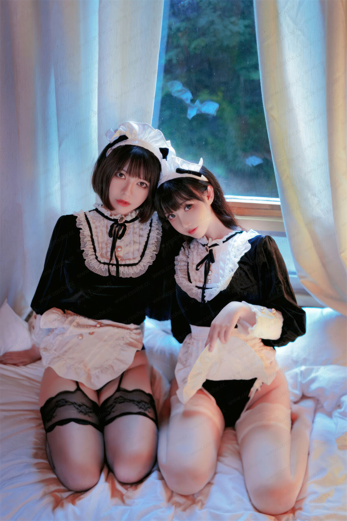 Coser@面饼仙儿 No.136 And 半半子 Maid姉妹 0039 4371203540.jpg