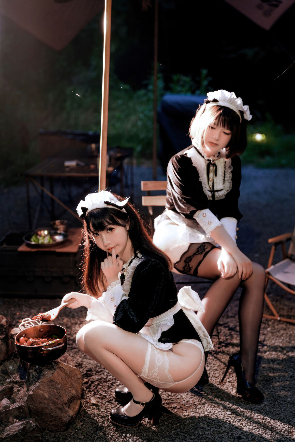 Coser@面饼仙儿 No.136 And 半半子 Maid姉妹 0043 8995778916.jpg