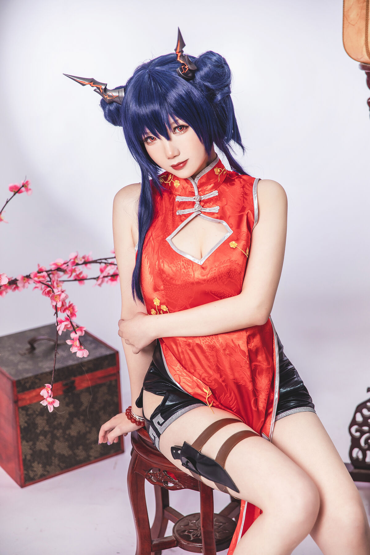 Coser@雪晴Astra 雪晴嘟嘟 明日方舟 陈 旗袍 0009 5915370379.jpg