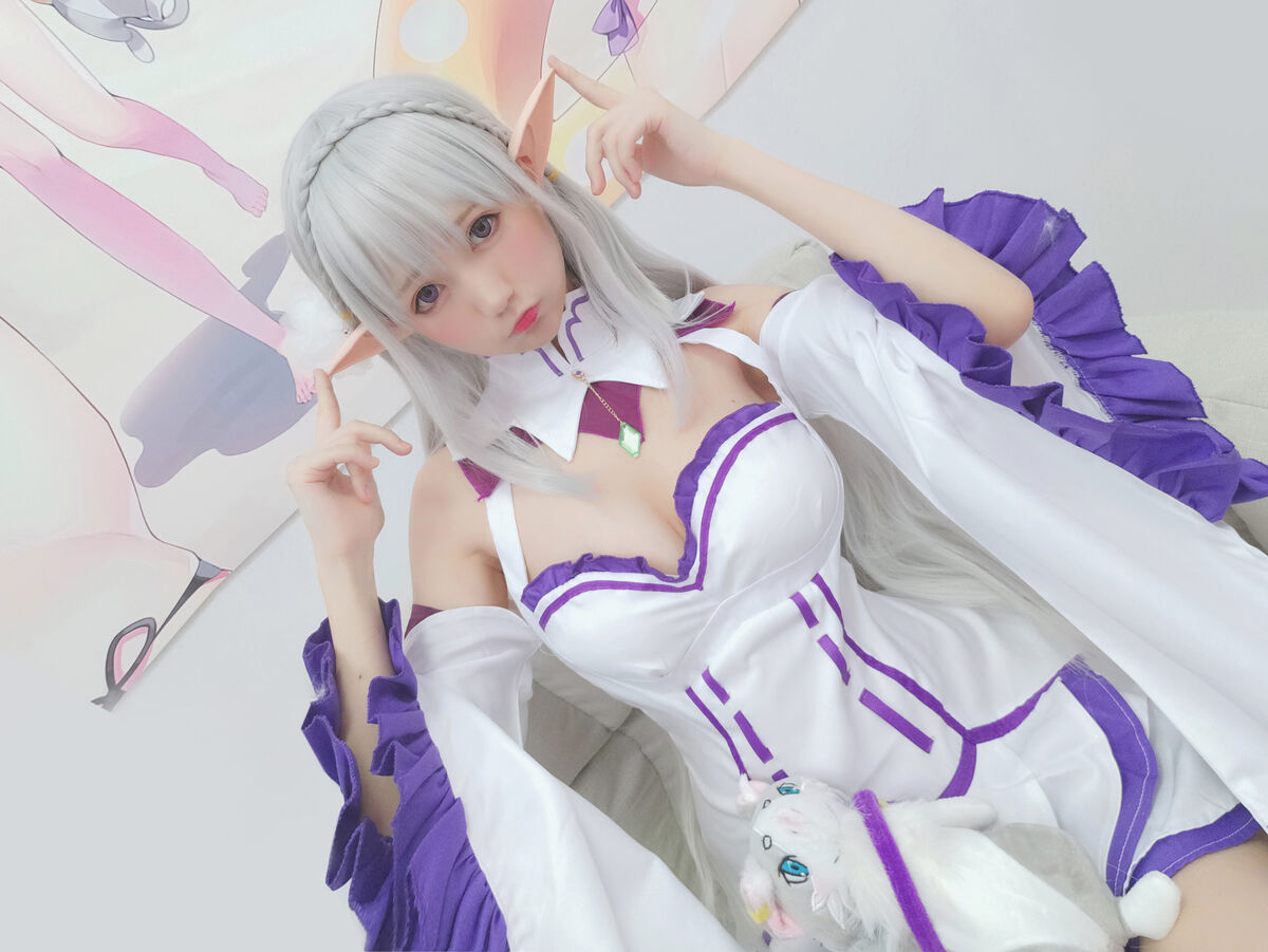 Coser@Nagisa魔物喵 NAGISA魔物喵自撮り05 エミリア 動画入り 0007 3598984892.jpg