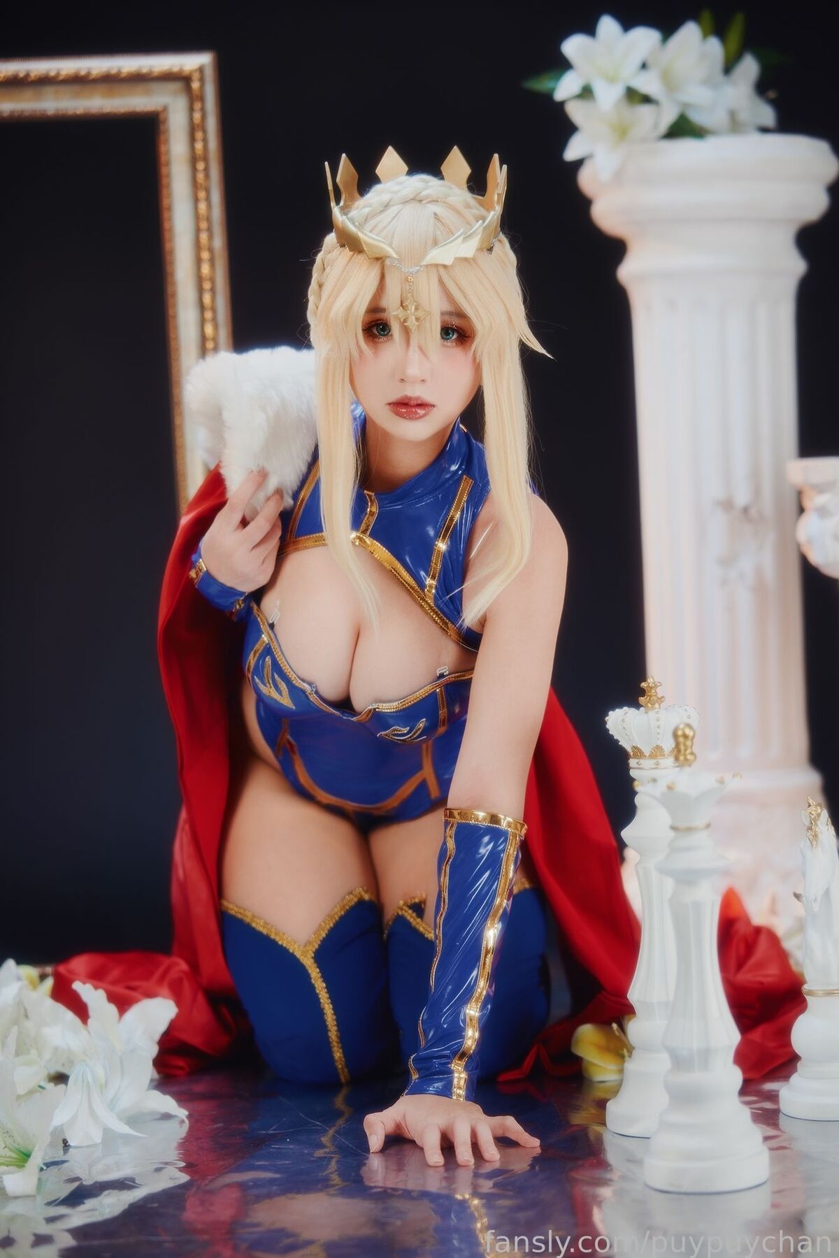 Coser@Puypuychan プィプィ Puypuychan cosplay Artoria Lancer FateGrand Order Part2 0001 1816800507.jpg