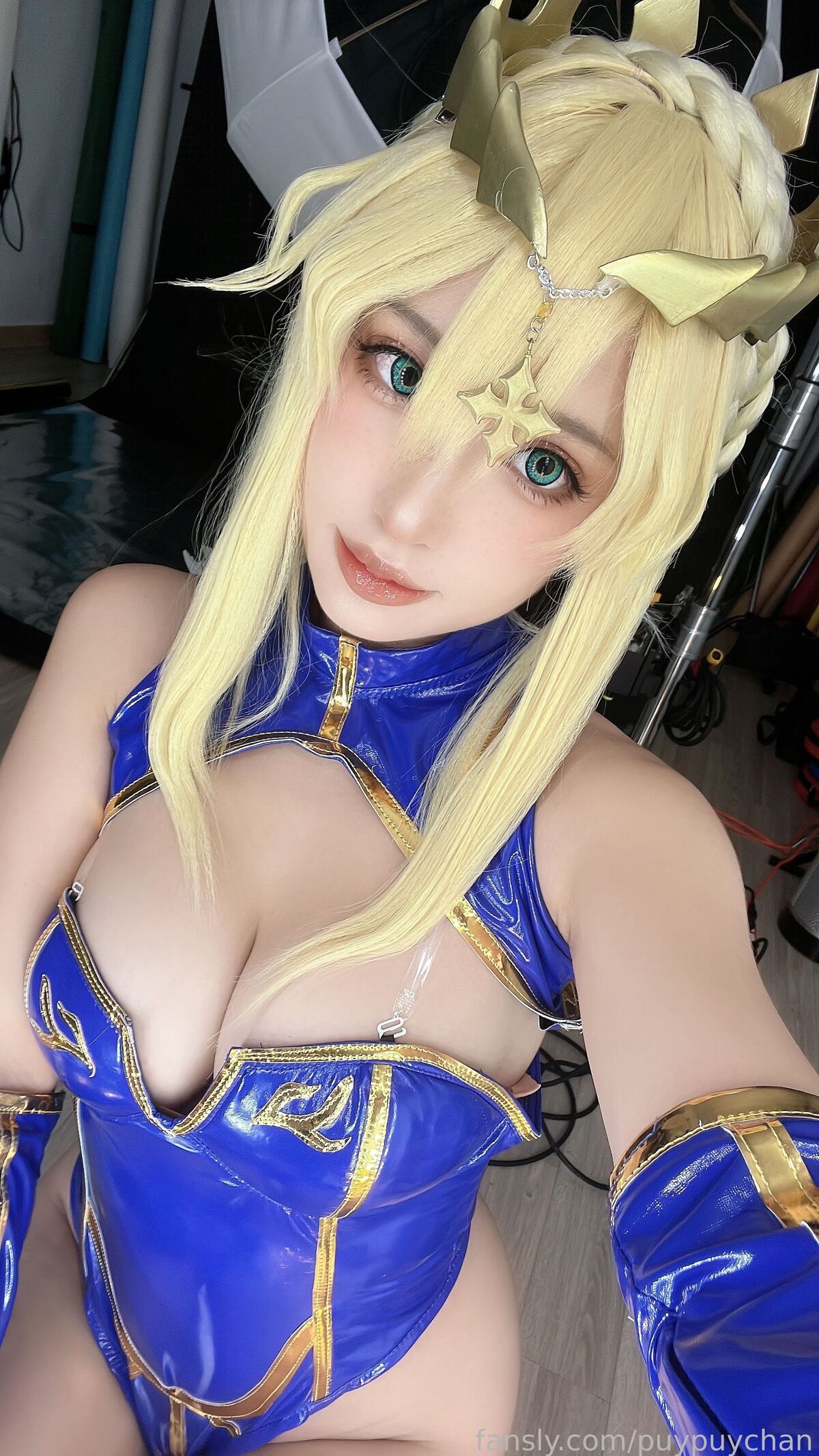 Coser@Puypuychan プィプィ Puypuychan cosplay Artoria Lancer FateGrand Order Part2 0020 6014948246.jpg