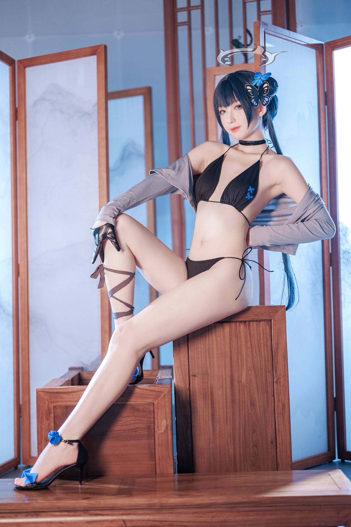 Coser@封疆疆v 碧蓝档案 妃咲 泳装 0006 4824462131.jpg