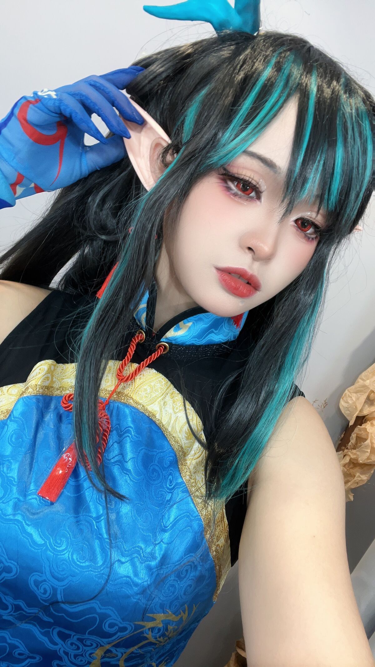 Coser@小和甜酒 And 橙风千雅 明日方舟年夕旗袍双人御守 Part3 0065 5885518817.jpg