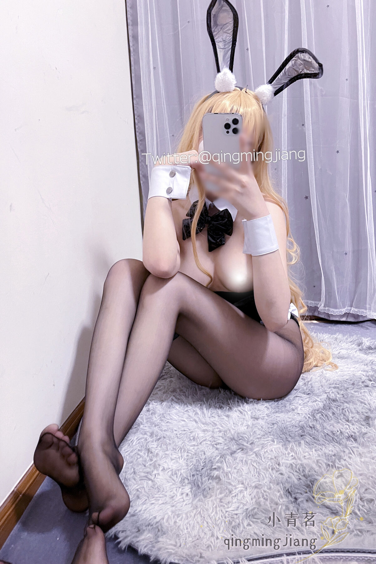 Coser@小青茗 黑丝兔女郎 0019 0864269190.jpg