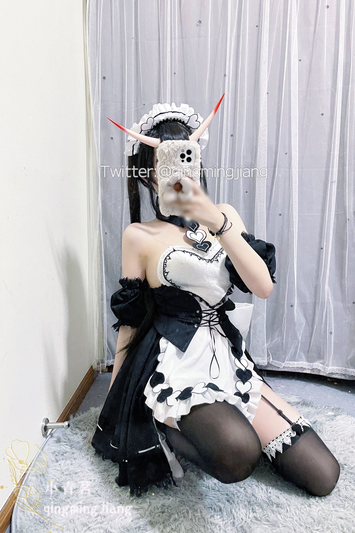 Coser@小青茗 黑丝女仆 0031 2859537105.jpg