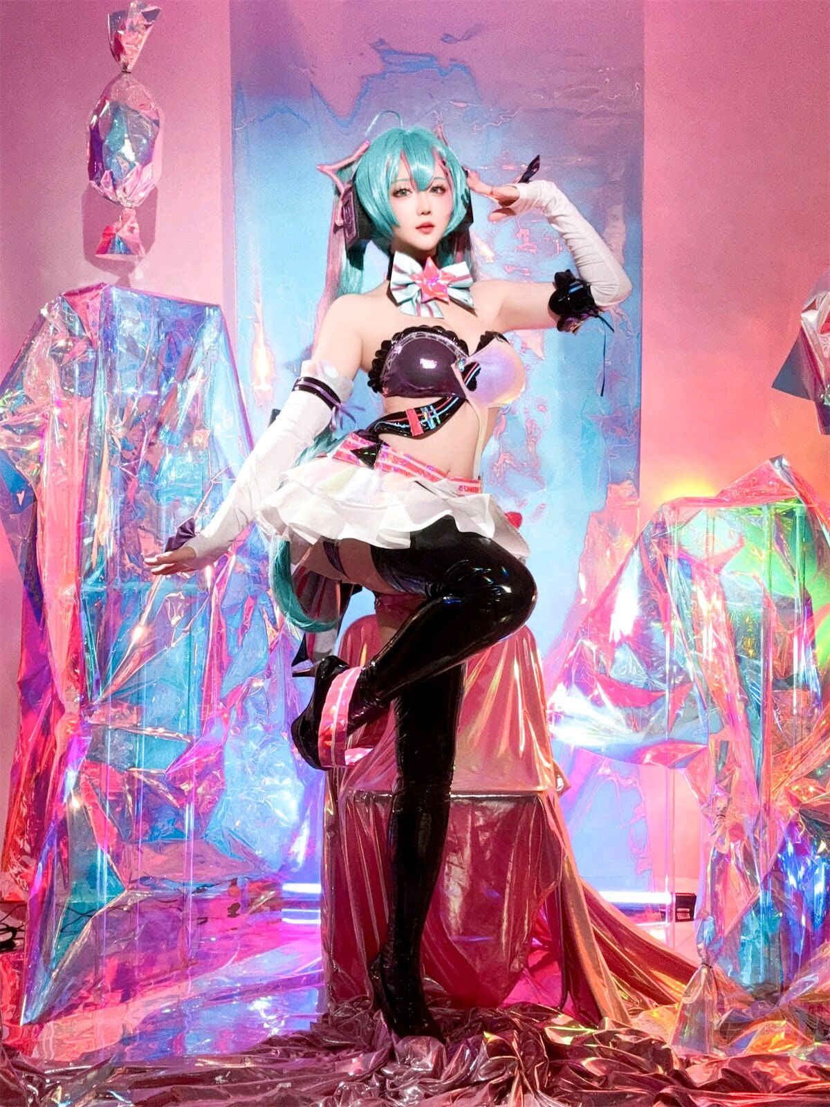 Coser@星之迟迟 Miku初音未来 喵斯快跑 0008 1550469389.jpg