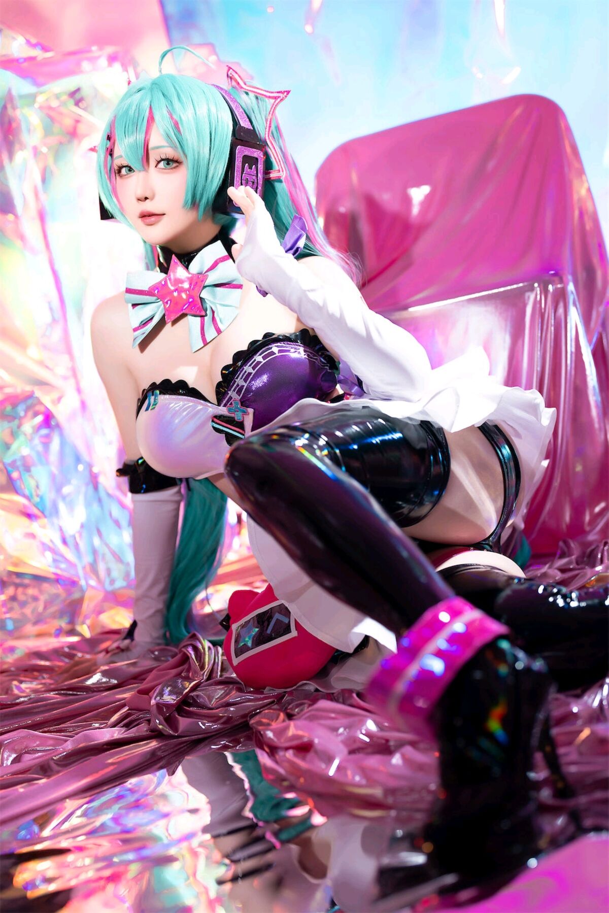 Coser@星之迟迟 Miku初音未来 喵斯快跑 0015 8658545703.jpg