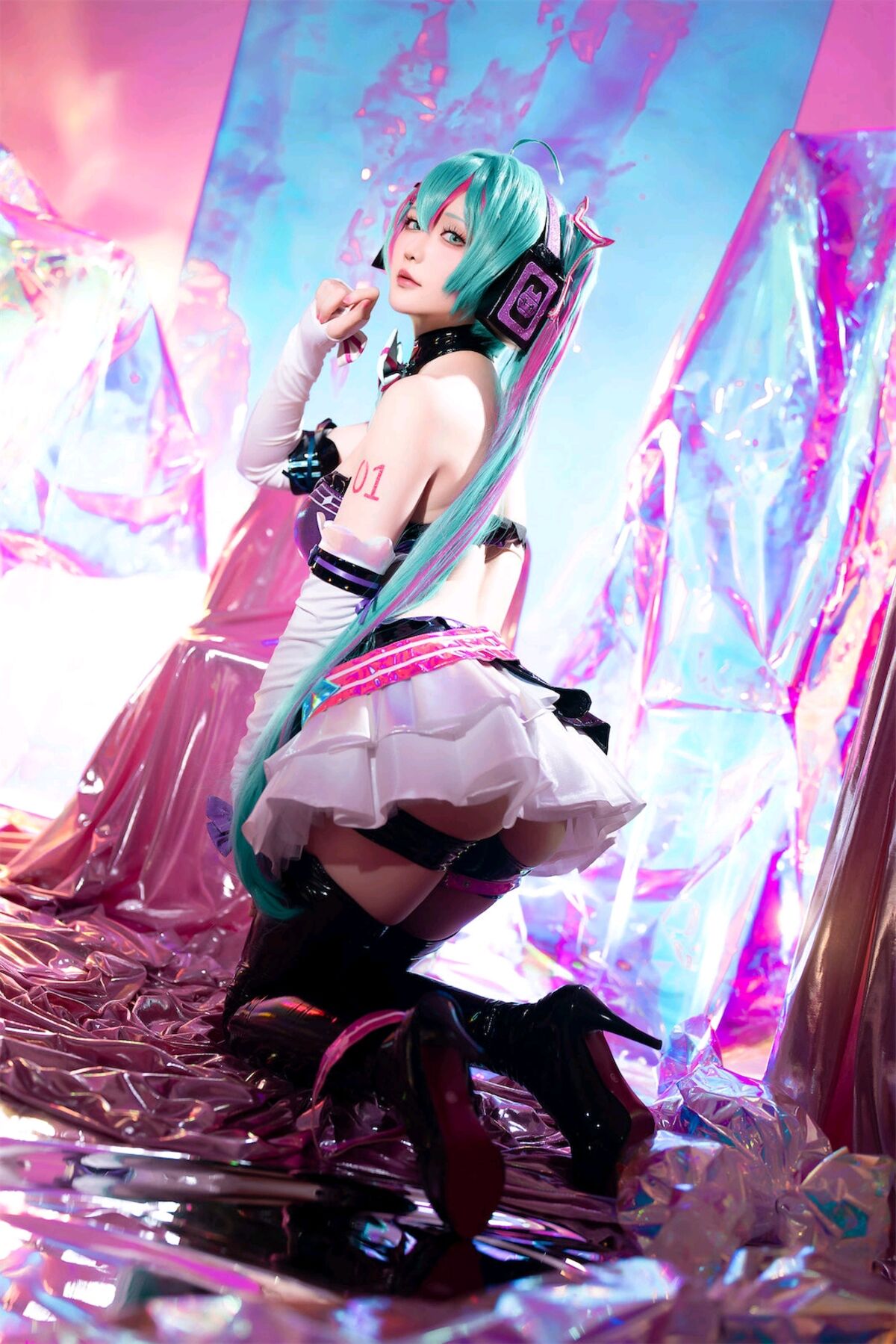 Coser@星之迟迟 Miku初音未来 喵斯快跑 0020 3514631399.jpg