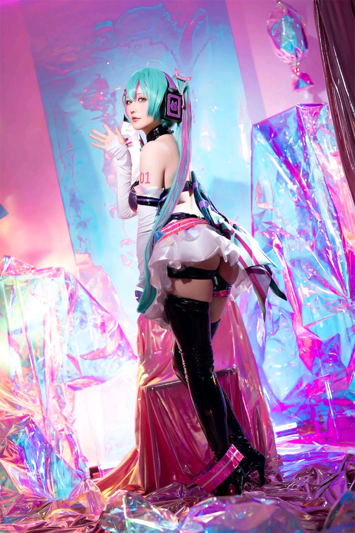 Coser@星之迟迟 Miku初音未来 喵斯快跑 0027 9107405899.jpg