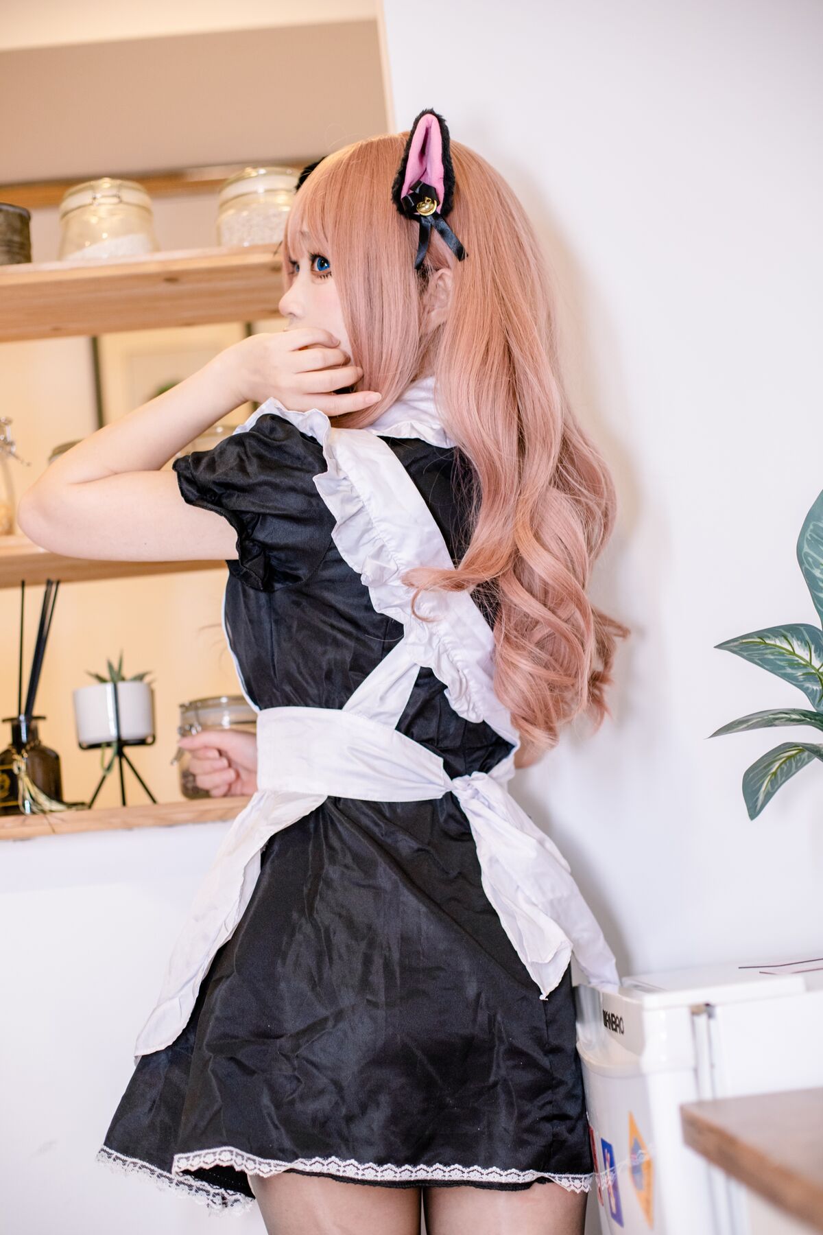 Coser@神沢永莉 厨房短款女仆 0023 9671033371.jpg