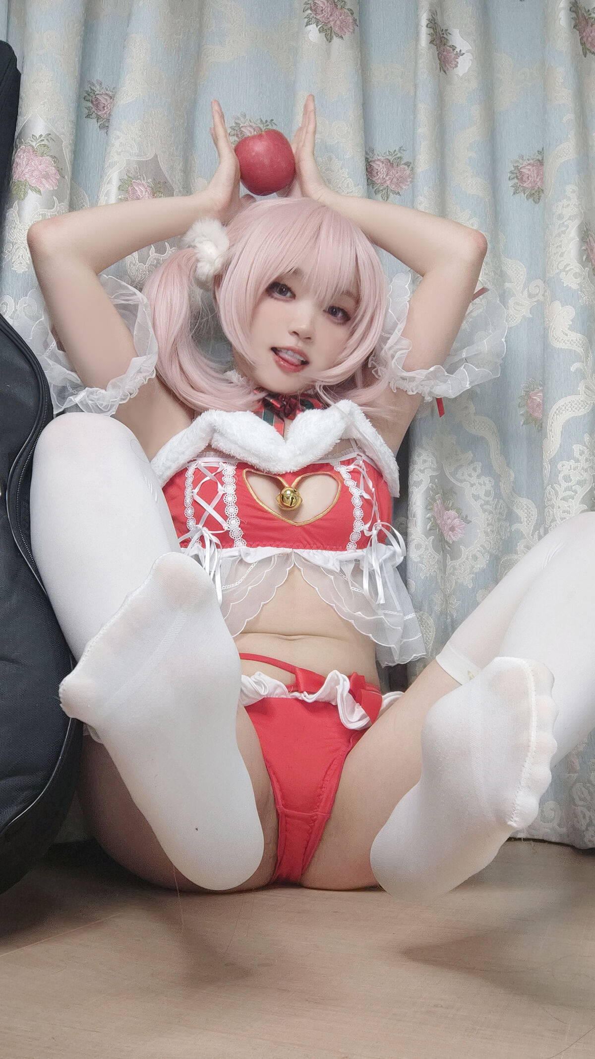 Coser@神沢永莉 平安夜红色分体式 Part1 0015 8478240463.jpg