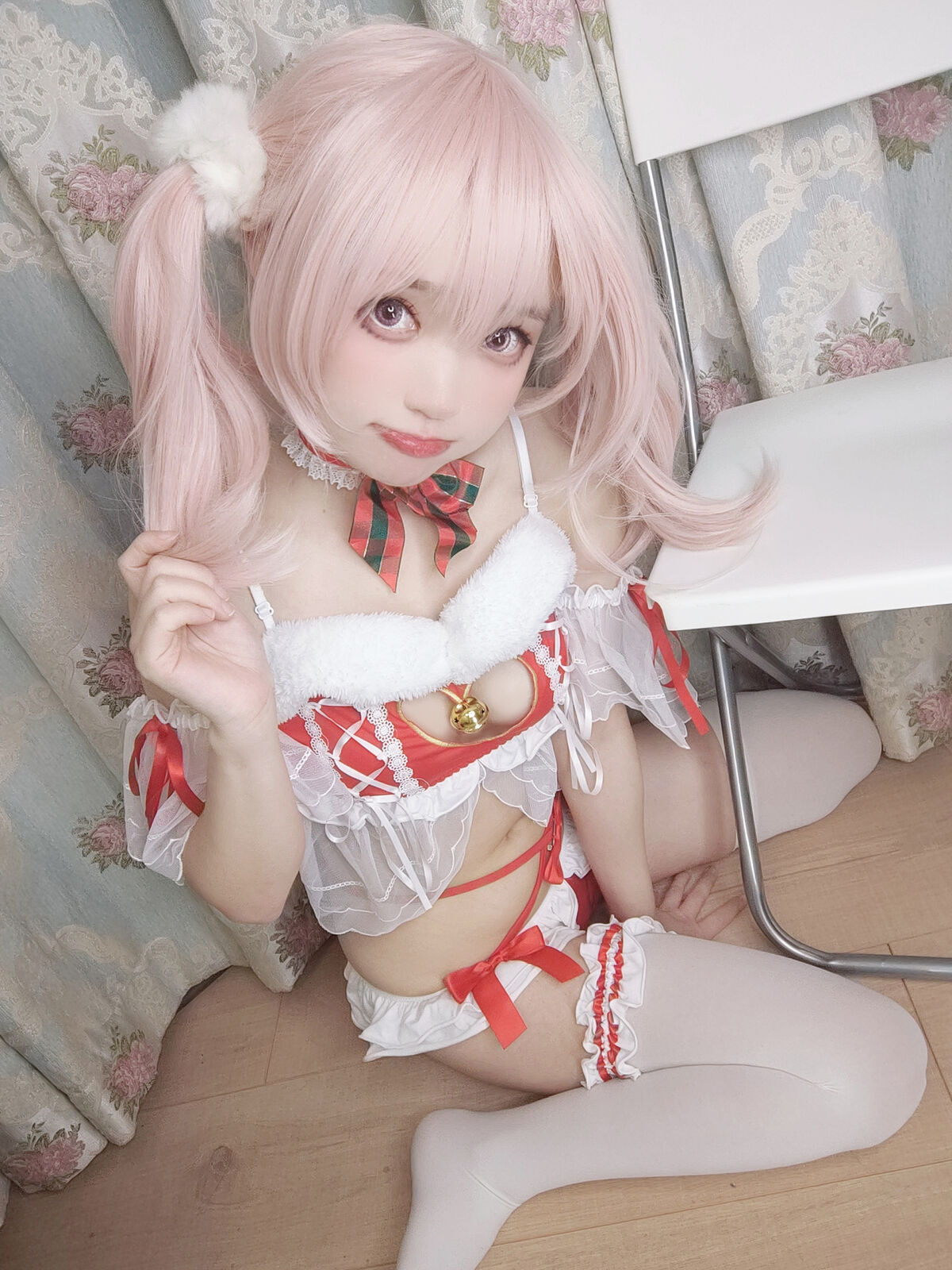 Coser@神沢永莉 平安夜红色分体式 Part1 0054 1189372125.jpg