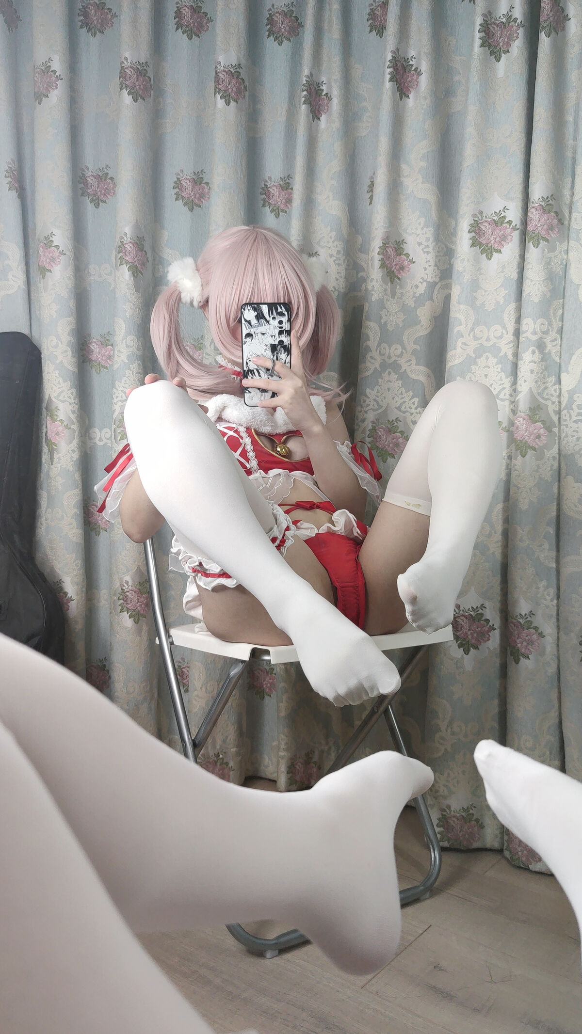 Coser@神沢永莉 平安夜红色分体式 Part2 0020 3397274529.jpg