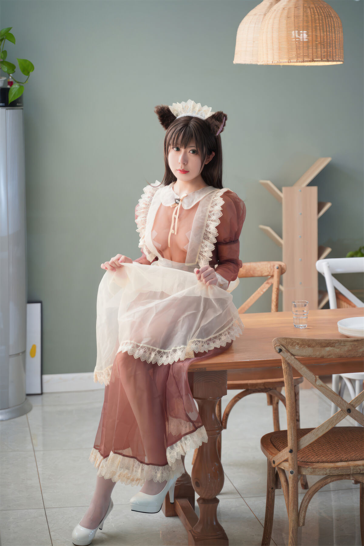 Coser@虎森森 棕色透明女仆 0032 0021844136.jpg