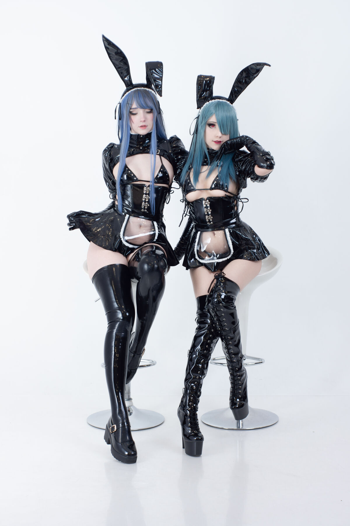 Coser@Candy_Ball Latex Bunny Twins 0057 1345762744.jpg