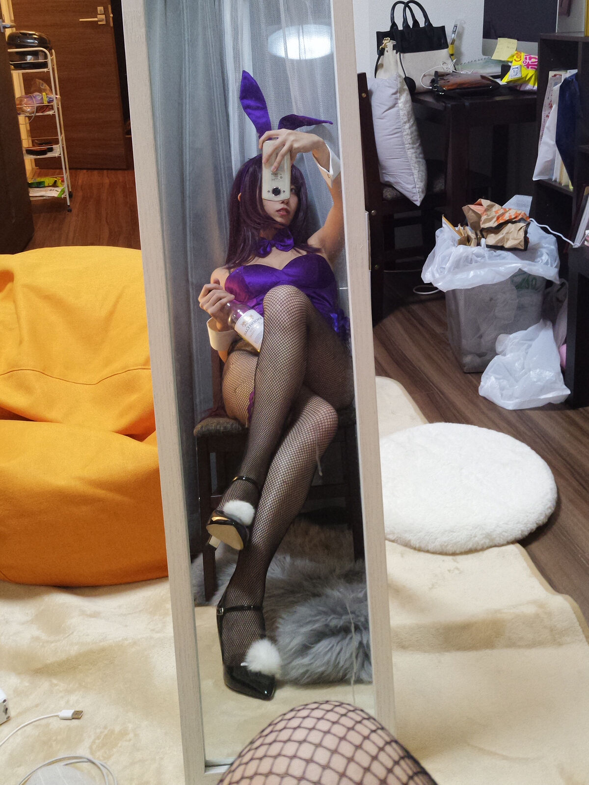 Coser@切切Celia FGO 斯卡哈 女仆 兔女郎 0009 2037940236.jpg