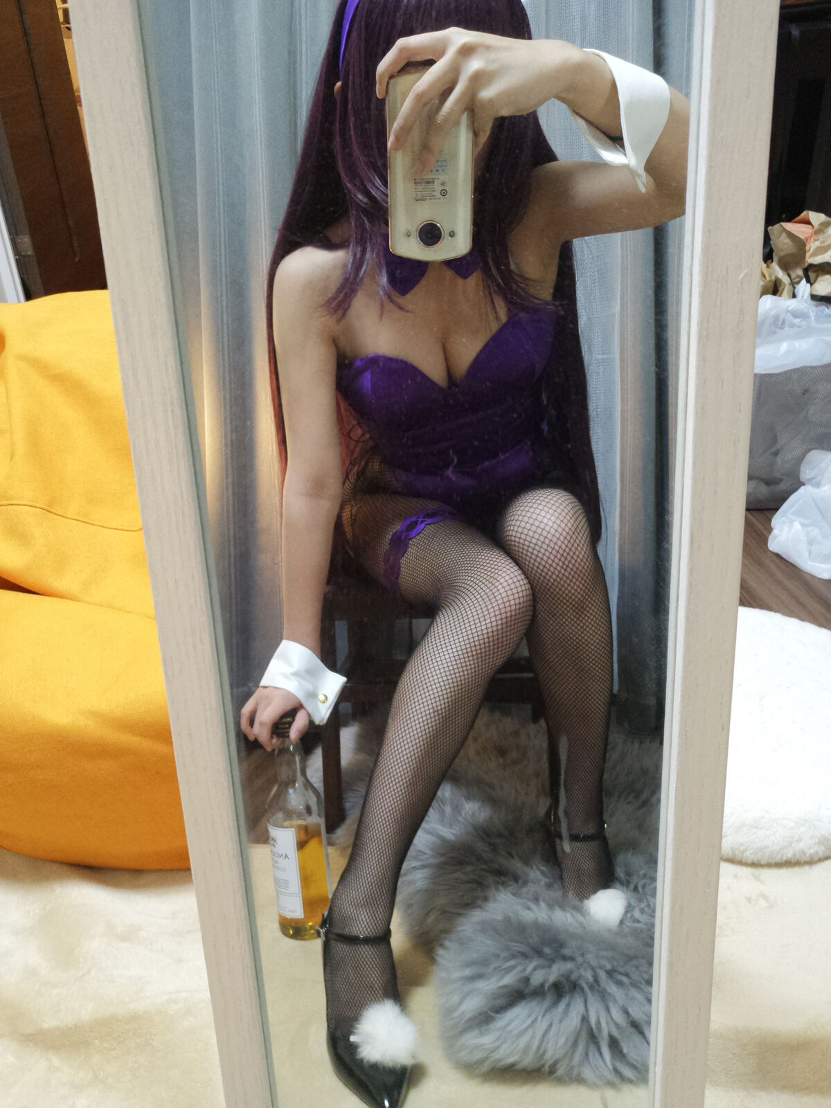 Coser@切切Celia FGO 斯卡哈 女仆 兔女郎 0010 2079788351.jpg