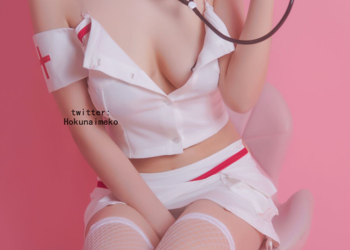 Coser@北乃芽子 Hokunaimeko オリジナルコスプレ 看病してあげるよ 0026 7030370245.jpg