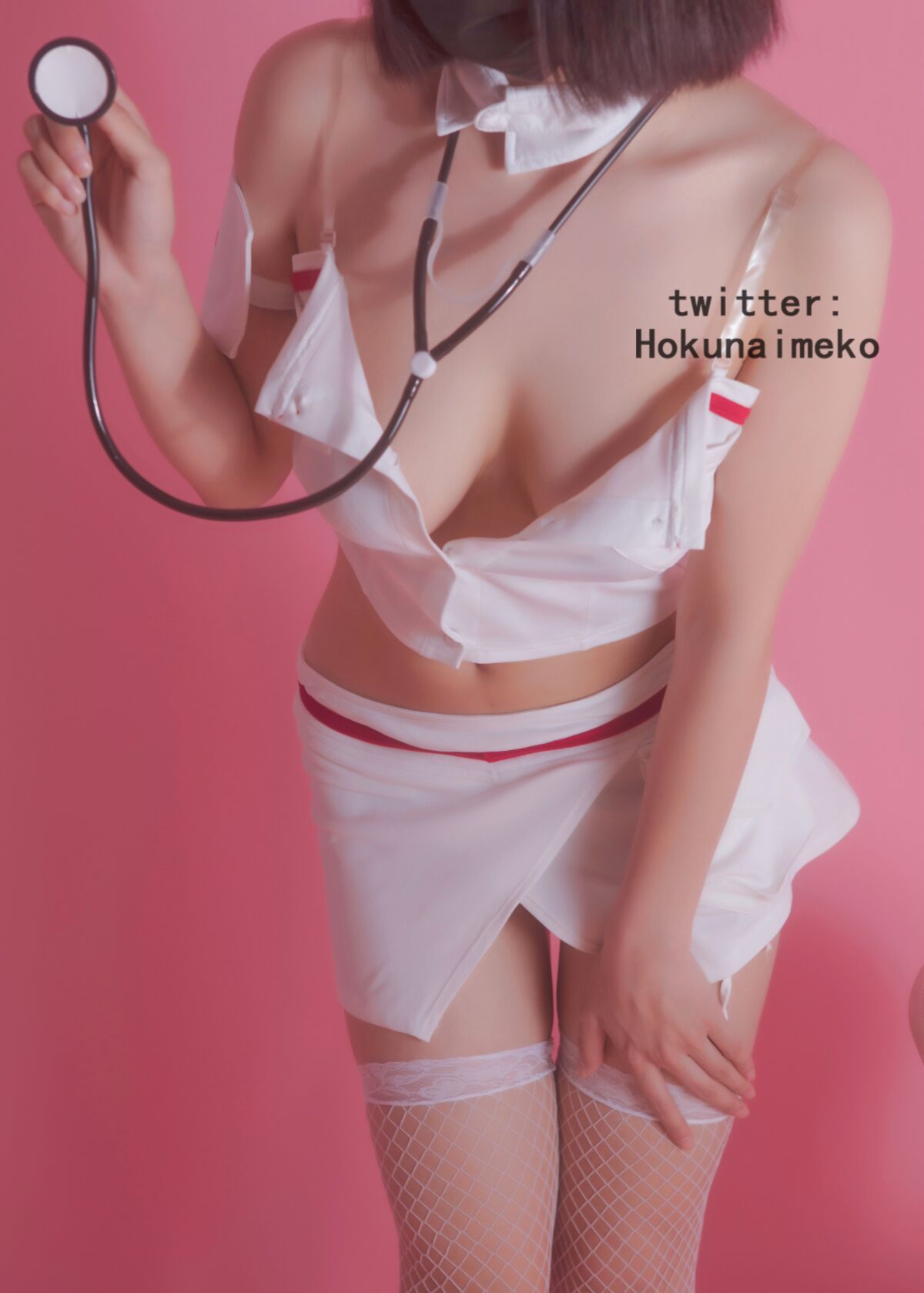 Coser@北乃芽子 Hokunaimeko オリジナルコスプレ 看病してあげるよ 0031 5382578394.jpg