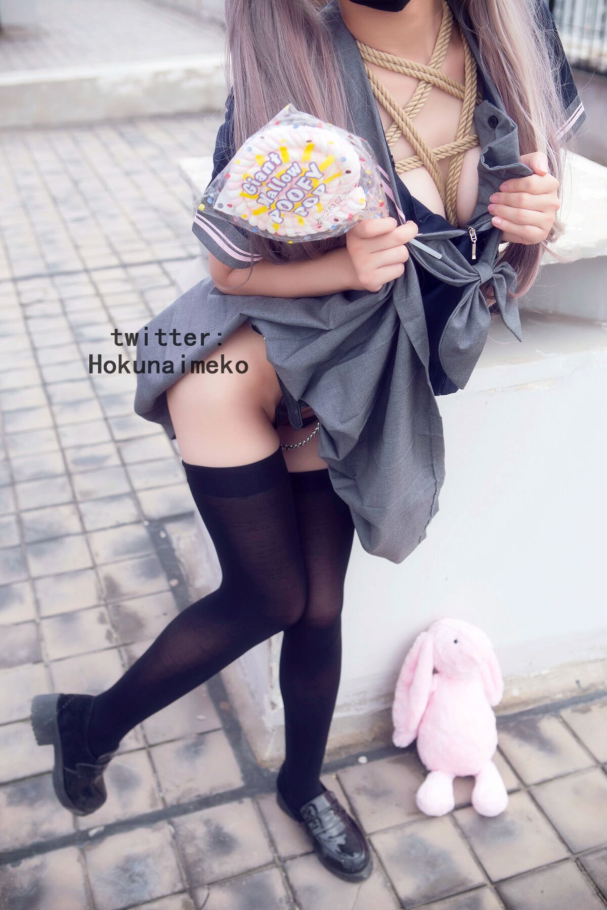 Coser@北乃芽子 Hokunaimeko 絞り 露出 スク水のＪＫ 0009 8467404700.jpg