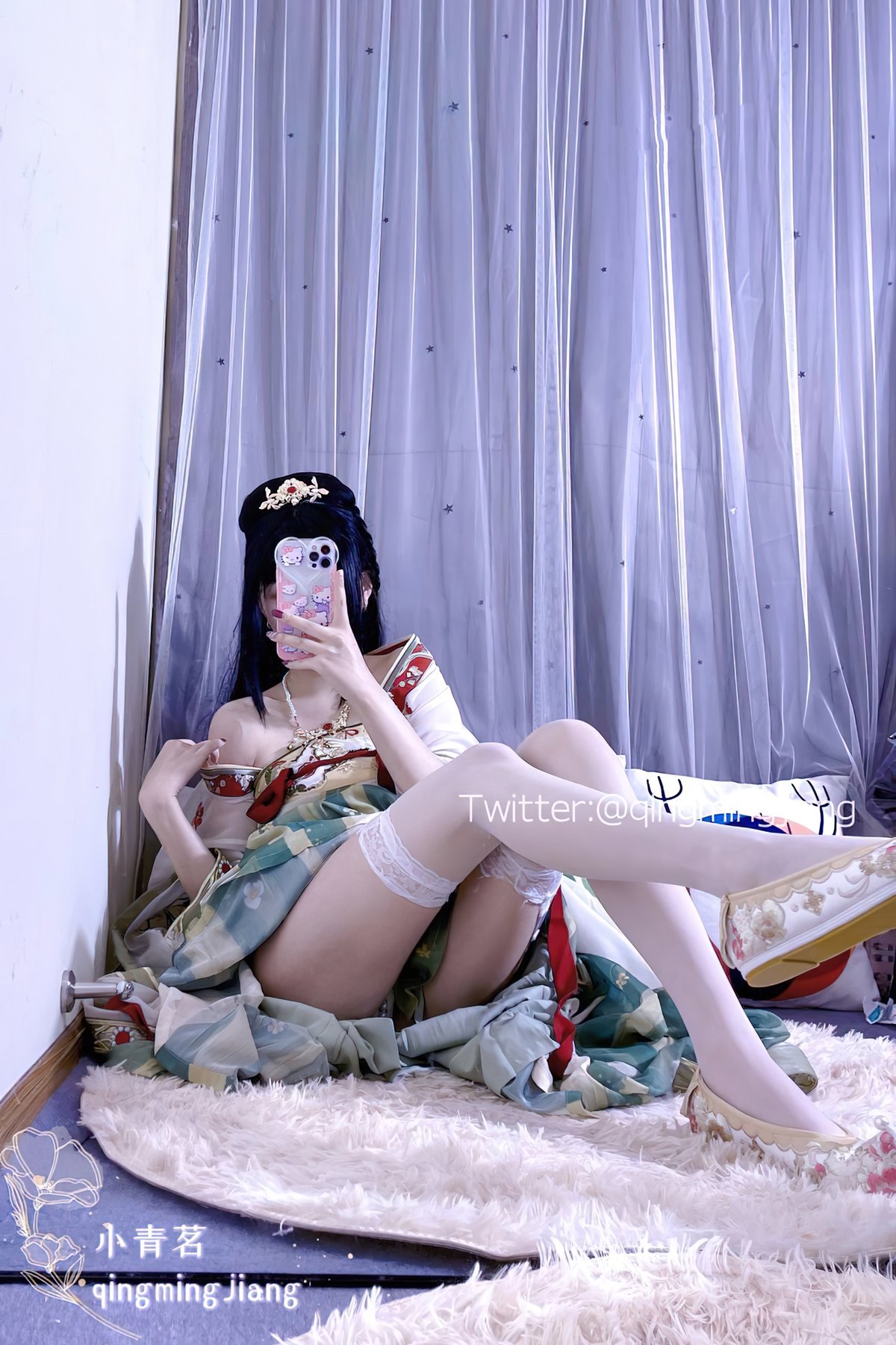 Coser@小青茗 唯美唐装古风下的美妙胴体 0015 7614343542.jpg