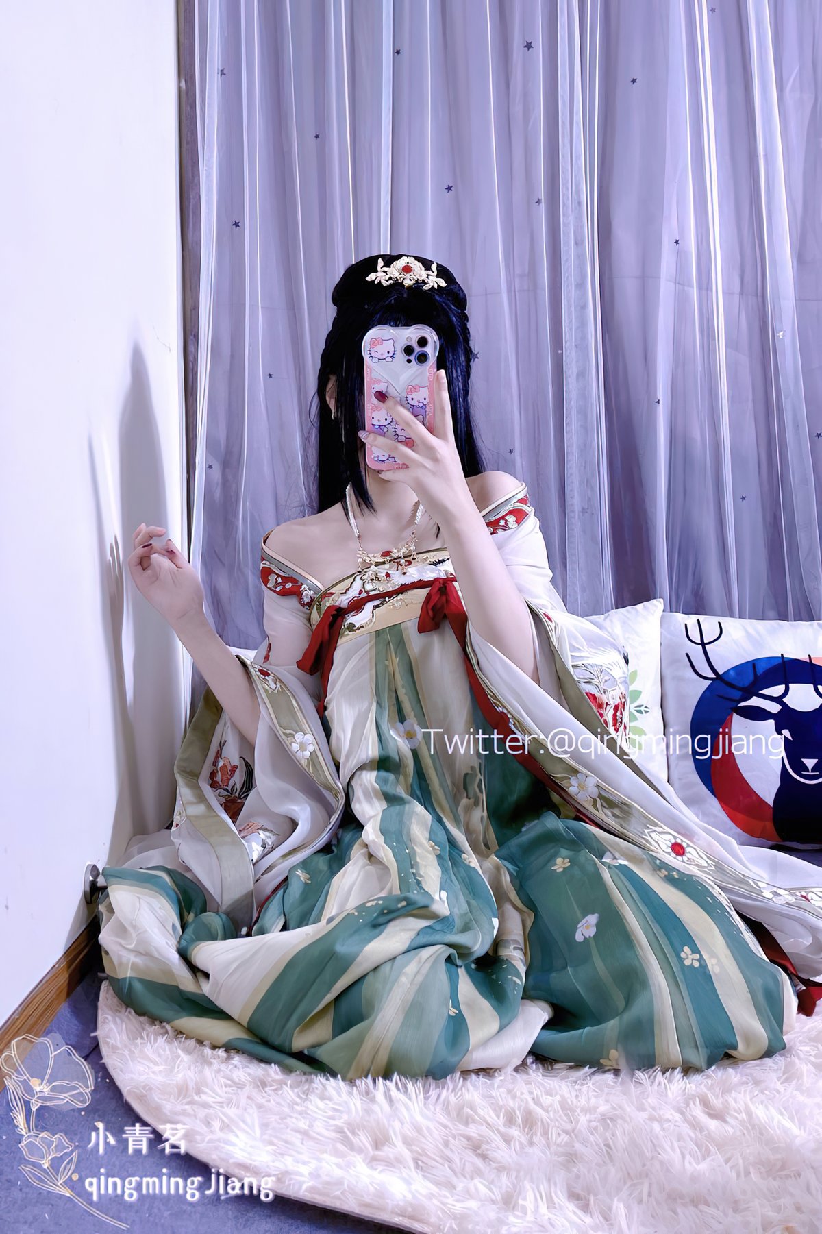 Coser@小青茗 唯美唐装古风下的美妙胴体 0035 6082131849.jpg