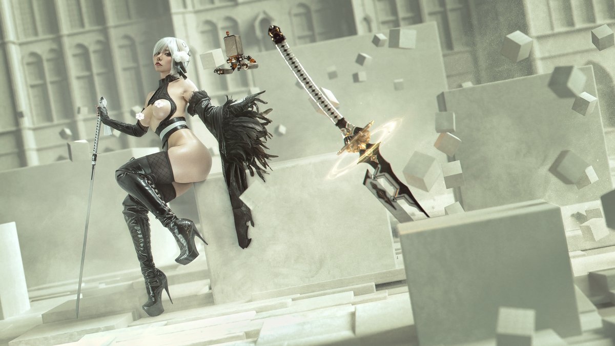 Coser@爆机少女喵小吉 Nekokoyoshi Nier 2B 0034 1385473614.jpg