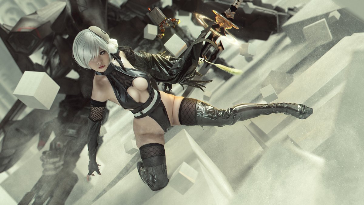 Coser@爆机少女喵小吉 Nekokoyoshi Nier 2B 0036 5252804791.jpg