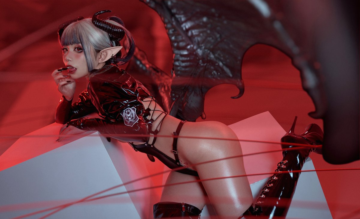 Coser@爆机少女喵小吉 Nekokoyoshi Succubus 0019 7054064775.jpg